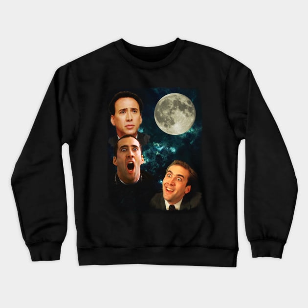 Three Cages Moon Crewneck Sweatshirt by Fanisetas